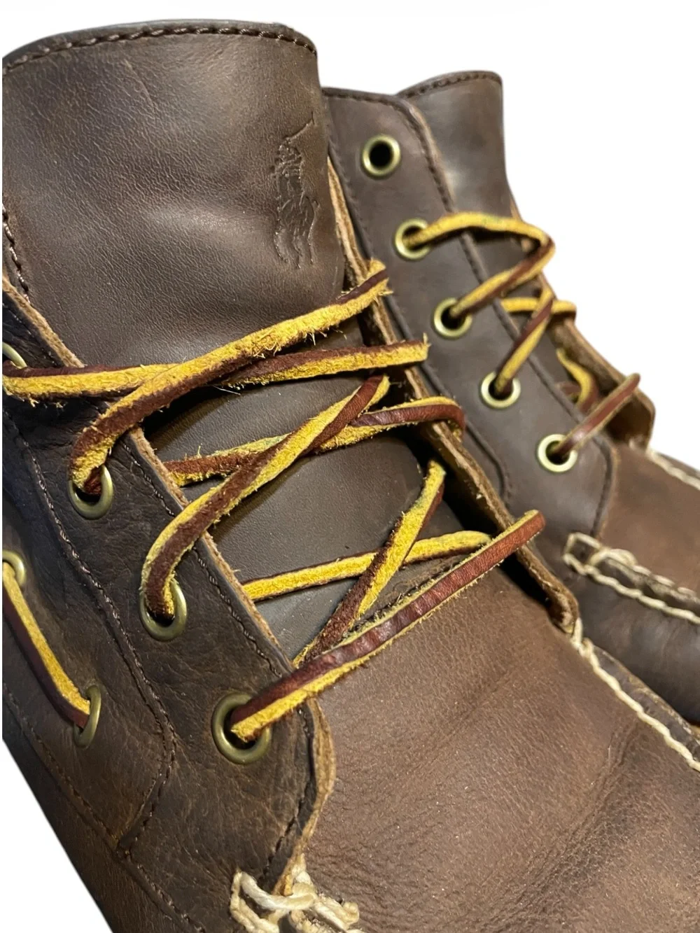 Men's Polo Ralph Lauren Barrott Leather Chukka Boots Size 9